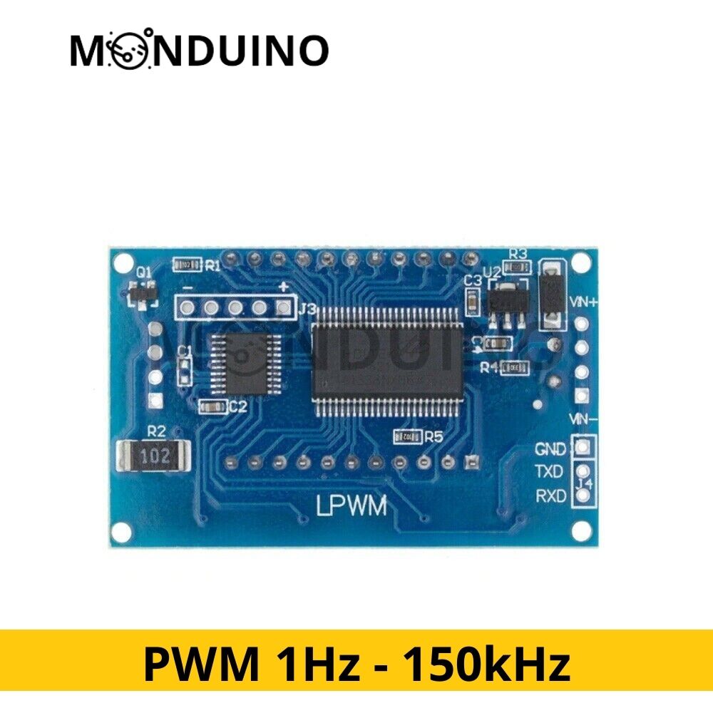 Module PWM Générateur signaux impulsion 1Hz - 150kHz Fréquence + Duty cycle GBF