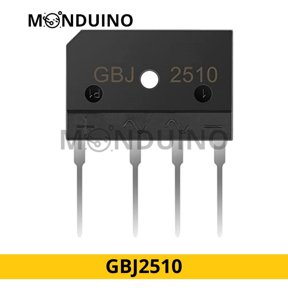 KBU2510 Pont de Diodes redresseur 1000V 25A - Bridge rectifier (GBJ2510)