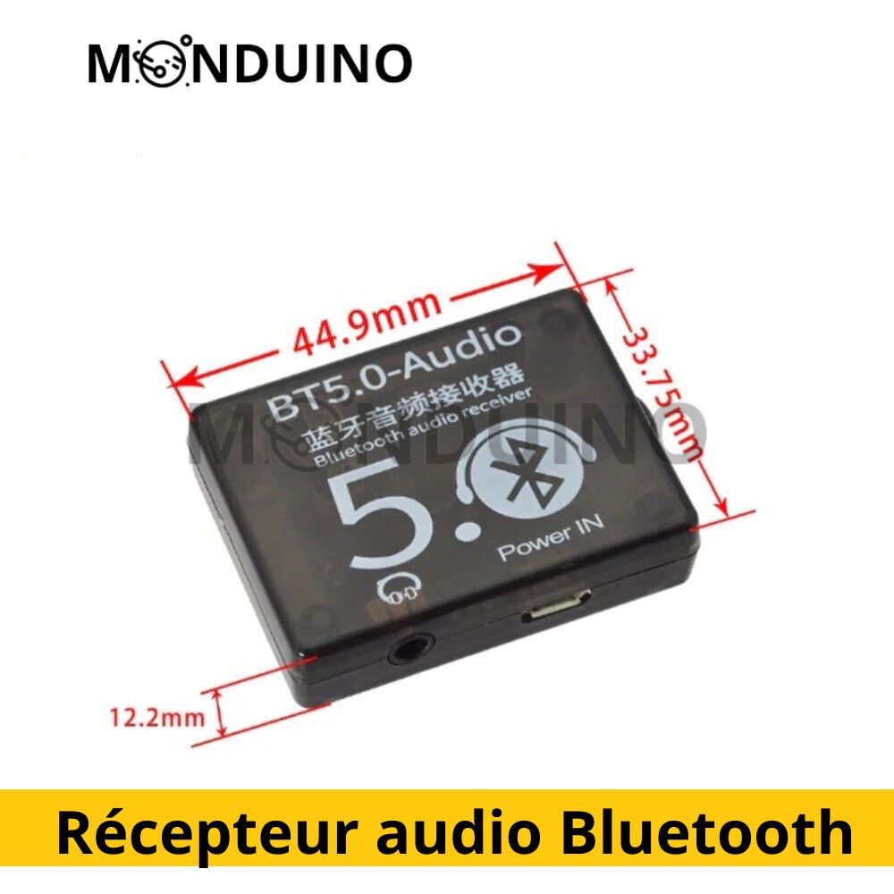 Mini récepteur audio Bluetooth 5.0 module 5V USB Jack 3.5 mm HiFi