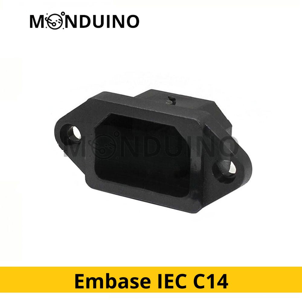 Connecteur embase IEC 320 C14 Mâle prise d'alimentation ordinateur 250V 10A