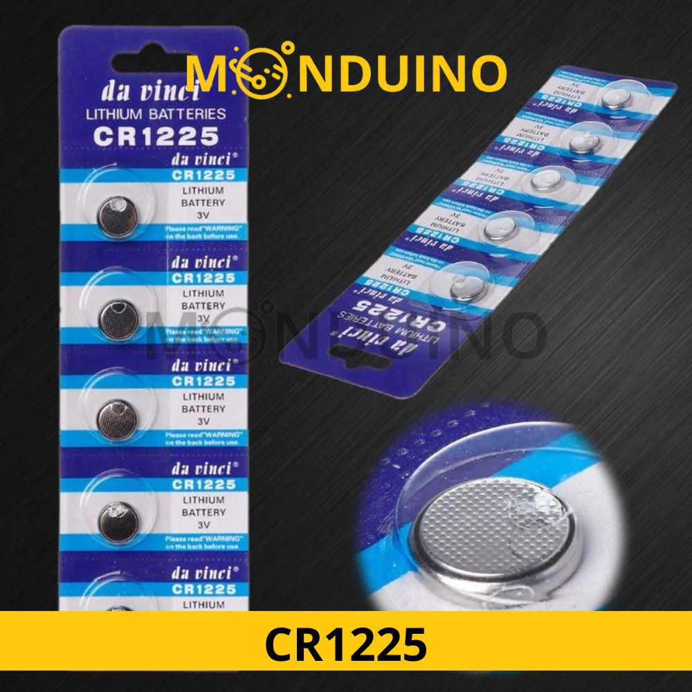 5 Pile bouton CR1225 Lithium Batterie 3v, 4 achetés égale 5 livrés, Fin 2025