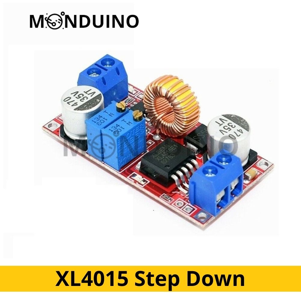 XL4015 DC-DC 5A 8V-36V to 1.25V-32V Voltage Converter Arduino TimerMart