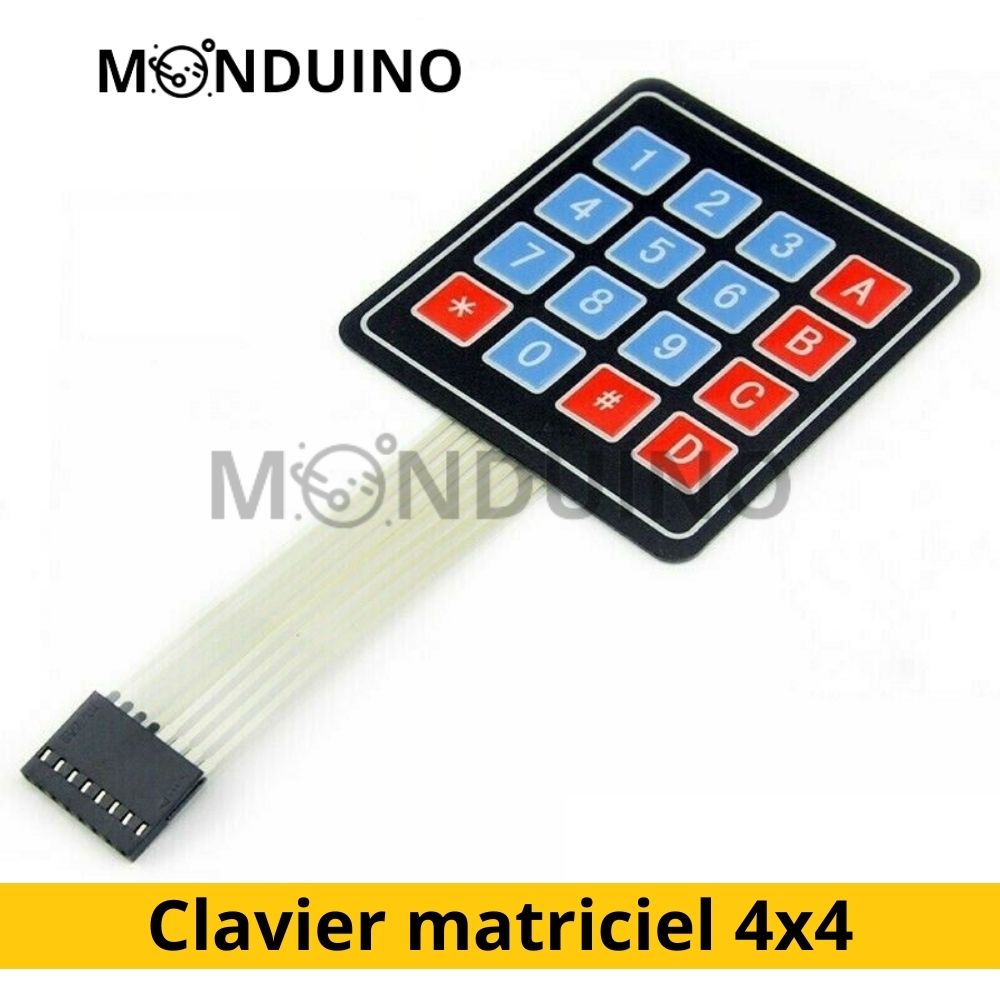 16 Key & 4x4 Matrix Tactile Keyboard 16 Tasten Membranschalter Tastatur