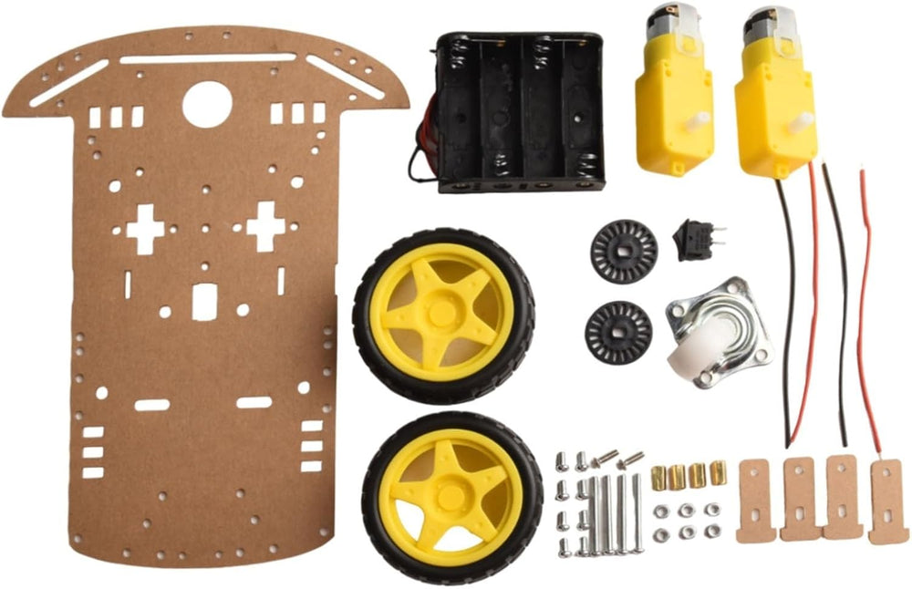 2WD Smart Robot Car Chassis for Arduino Roboter Batterybox & Motoren