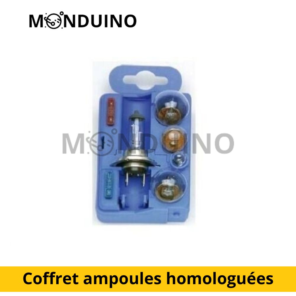 Coffret d’ampoules homologuées H7 12V - Monduino A-237