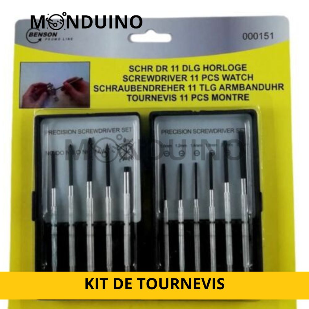 KIT DE TOURNEVIS DE PRÉCISION 11 PCS OUTILS RÉPARATION LUNETTES