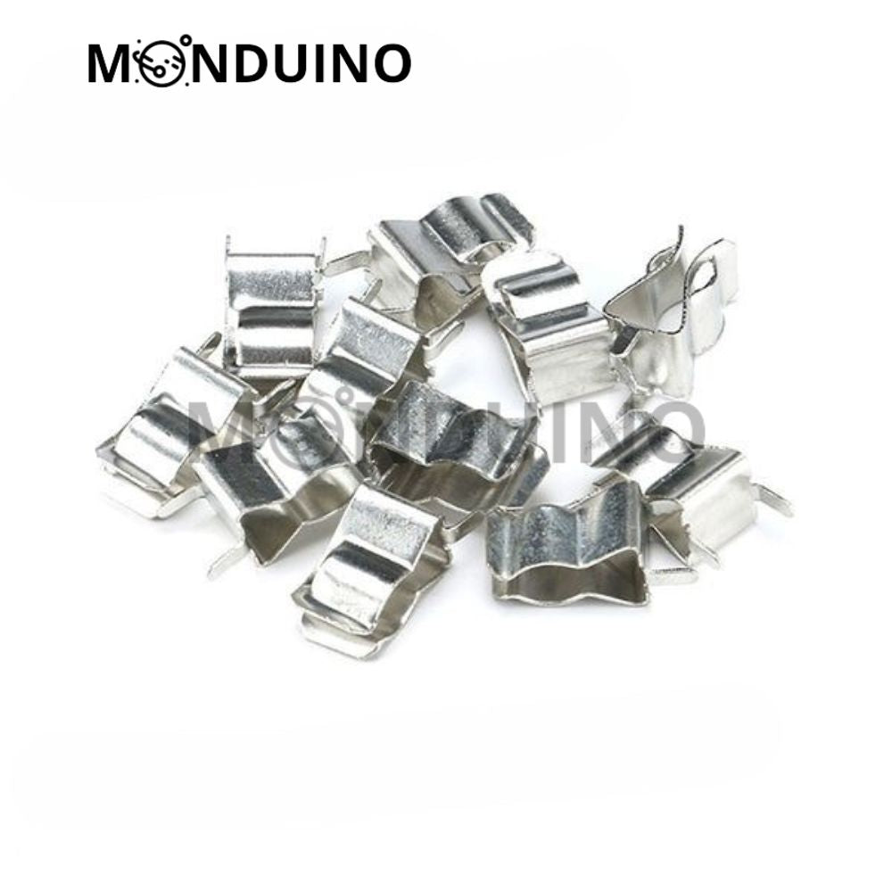 Clips PCB pour fusible 5 x 20 mm espacement 5 mm - Monduino A-110