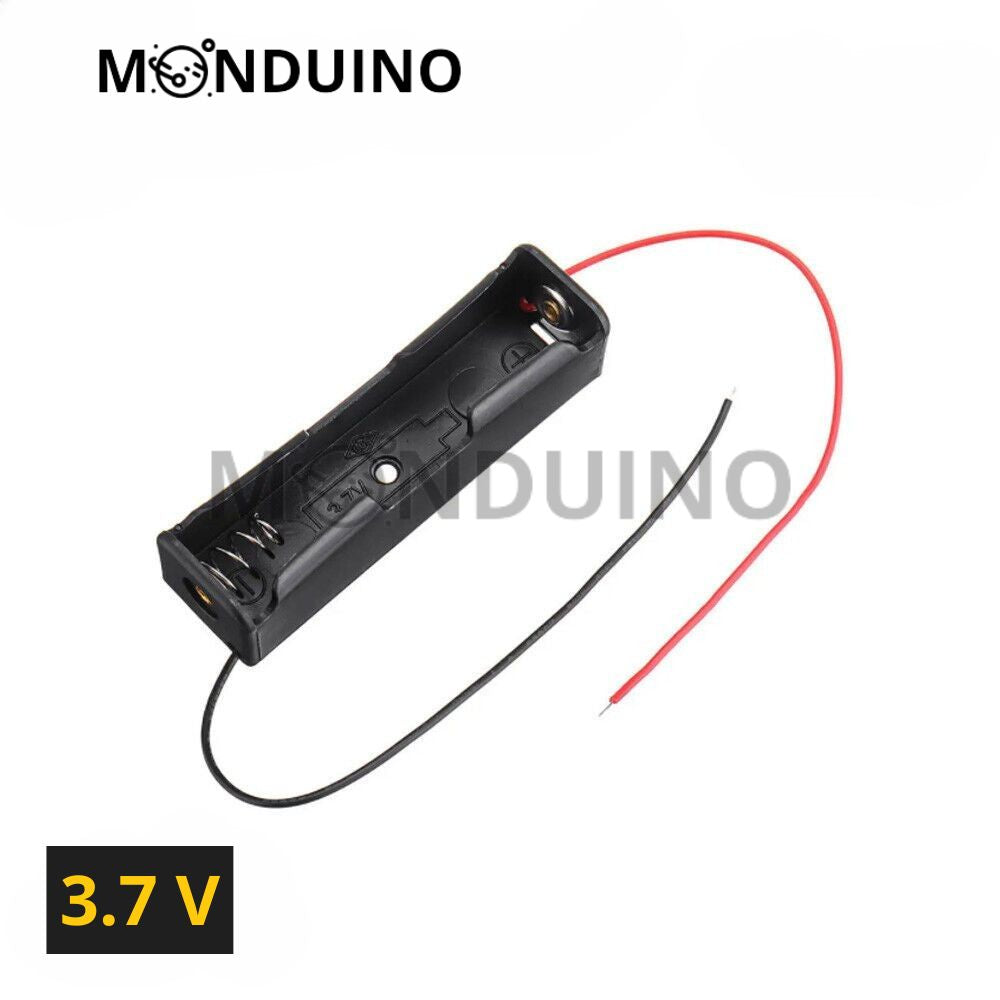 Coupleur Batterie 18650 support boitier 1 2 3 4 piles Li-ion 3.7 7.4 11.1 14.8V