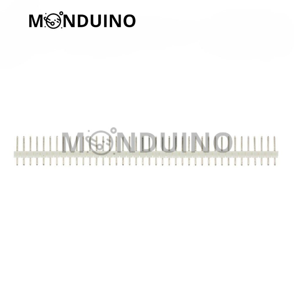 Barrettes de connexion Header Mâle 2.54mm 40 pins Dupont pins à souder couleurs -