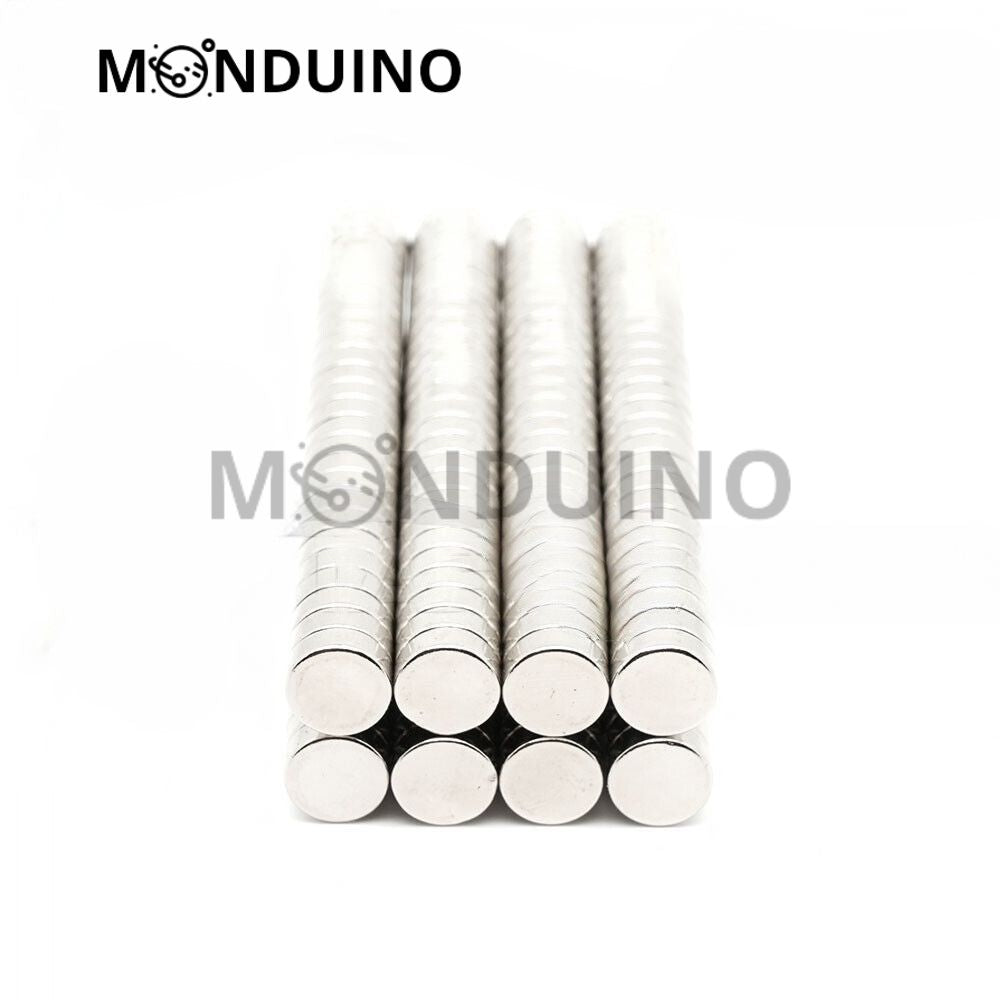 Aimants Néodyme rond disque puissant - 2 à 20mm - 5 pcs Rare earth magnets