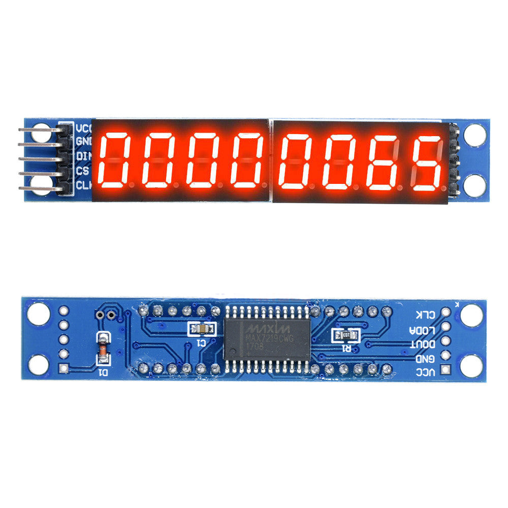 Module LED 8 bits avec affichage à 7 segments MAX7219