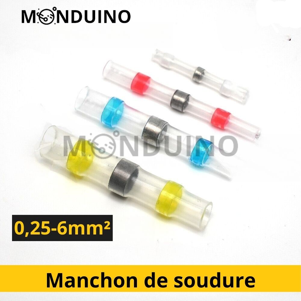 Manchon de soudure thermo rétractable - Tube d'épissure 0.5-1-1.5-2.5-4-6 mm²