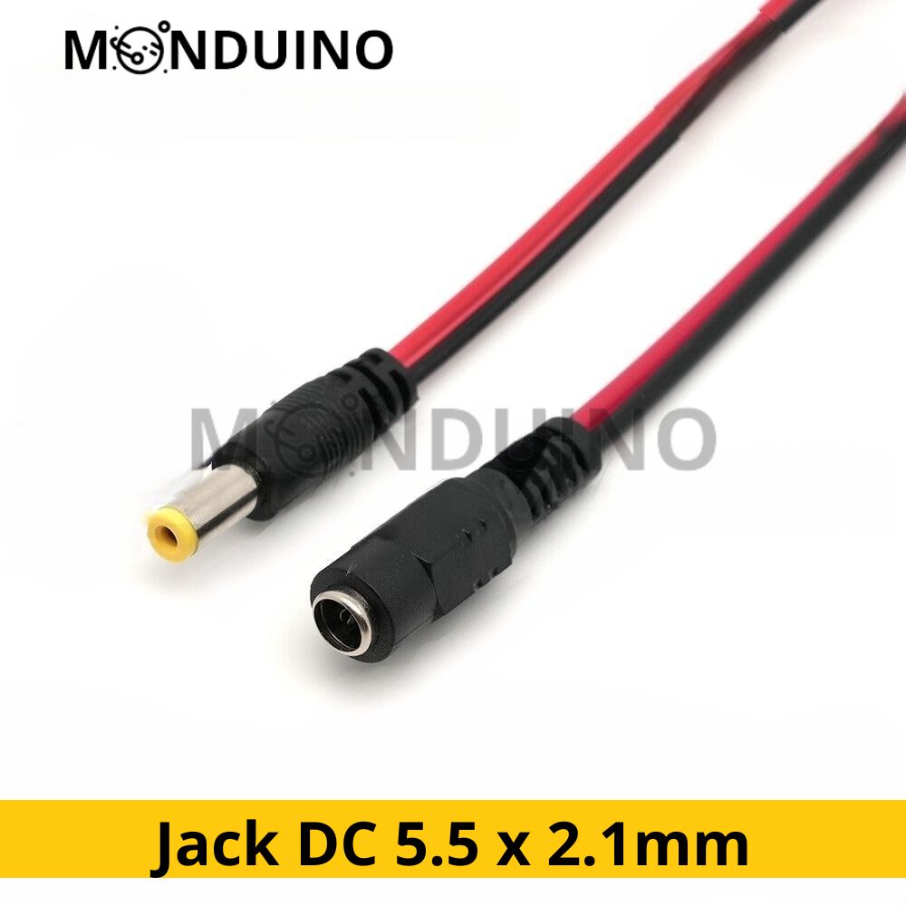 Câble Connexion Jack Mâle Ruban LED 12/24V DC