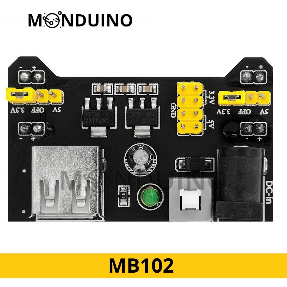 Power supply module MB102 Breadboard & Stromversorgungsmodul MB-102