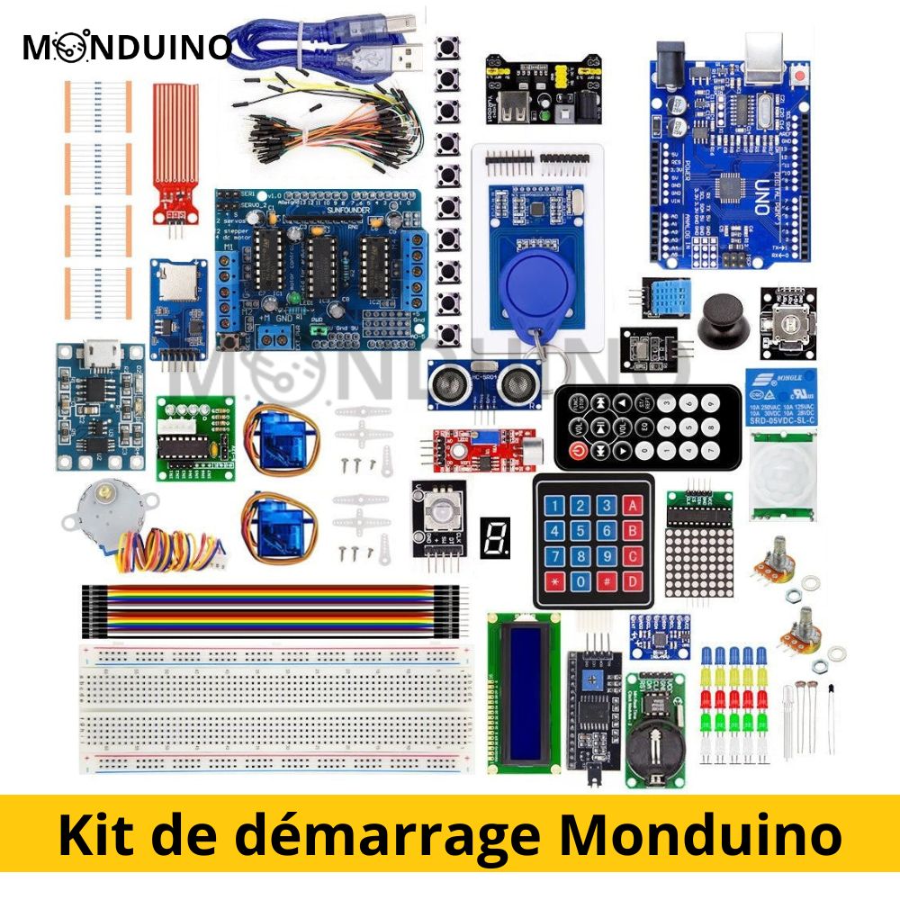 Kit de démarrage Avancé pour Carte Arduino UNO R3