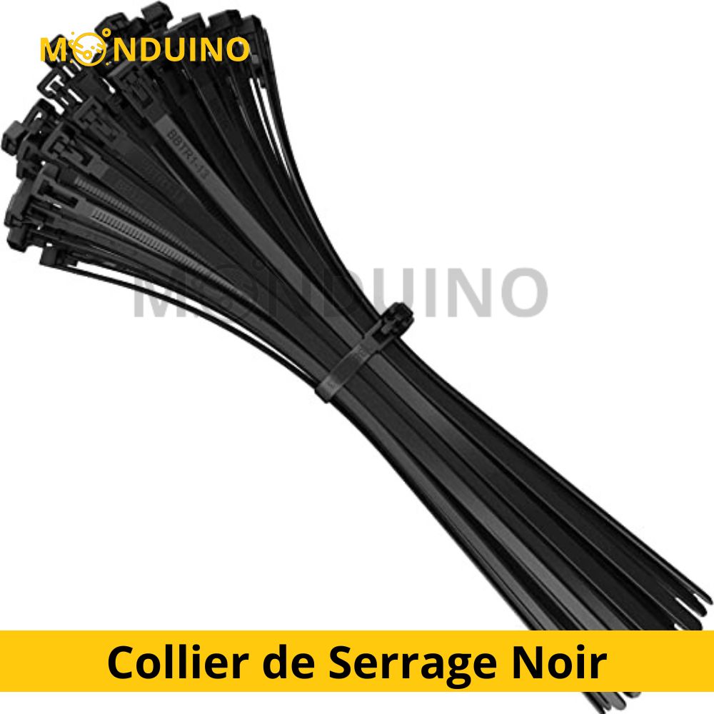 Rilsan Colsons Nylon Hose Clamps White 200mm x 2.5mm 40 Pieces