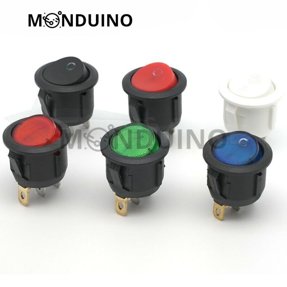 Interrupteur rond KCD1 23 mm