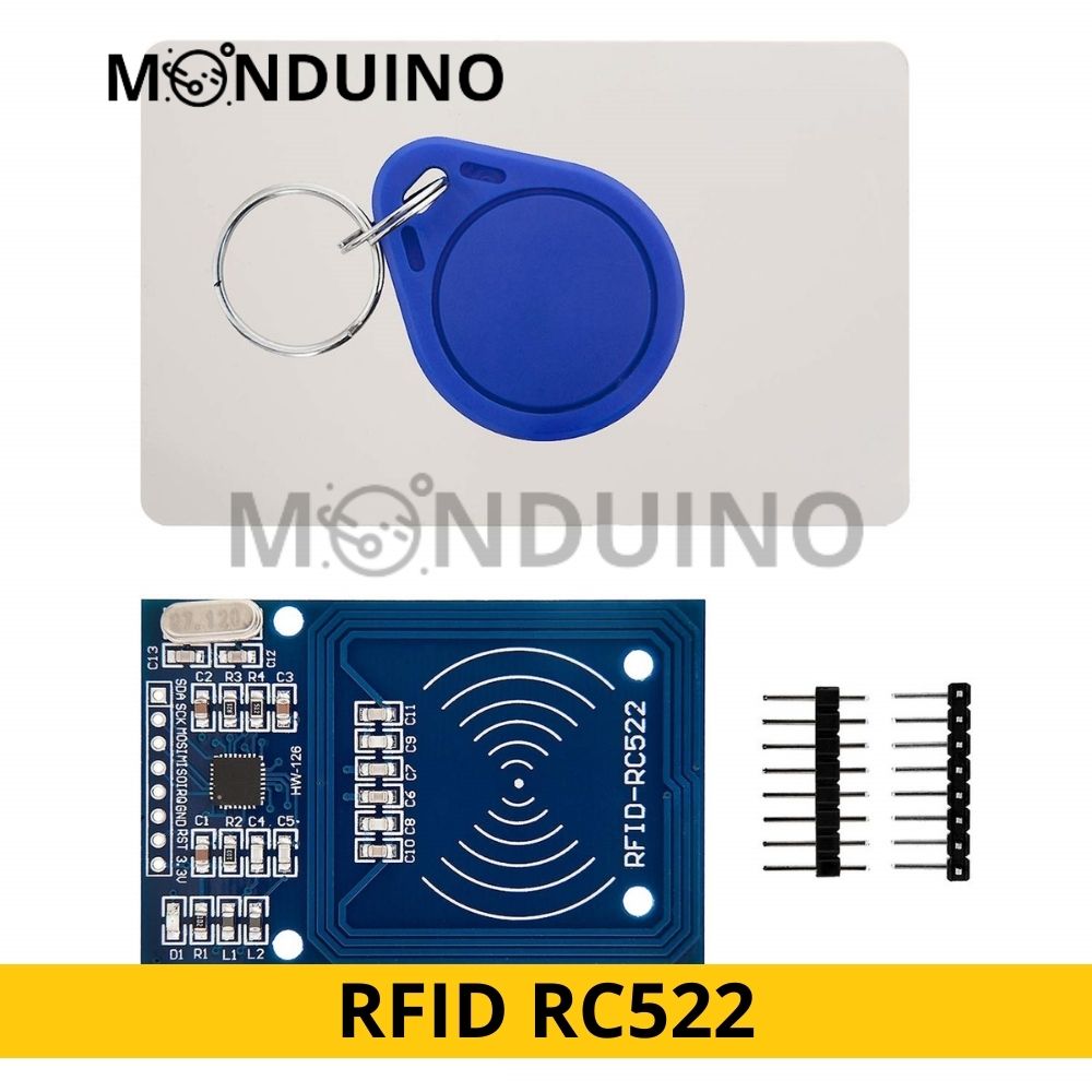 RC522 RFID Module lecture écriture Kit carte et Badge 1ko 13.56MHz pour Arduino