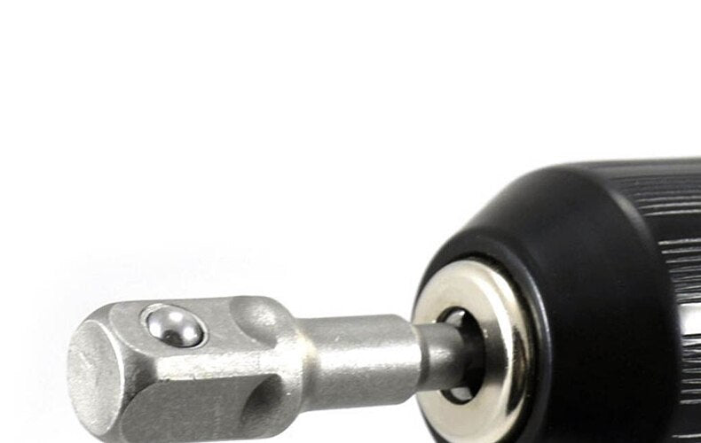 3 d'adaptateurs pour douilles 3 pièces - hexagonal sur carré pour perceuses, douilles, visseuses et porte-embouts, 1/4, 3/8, 1/2