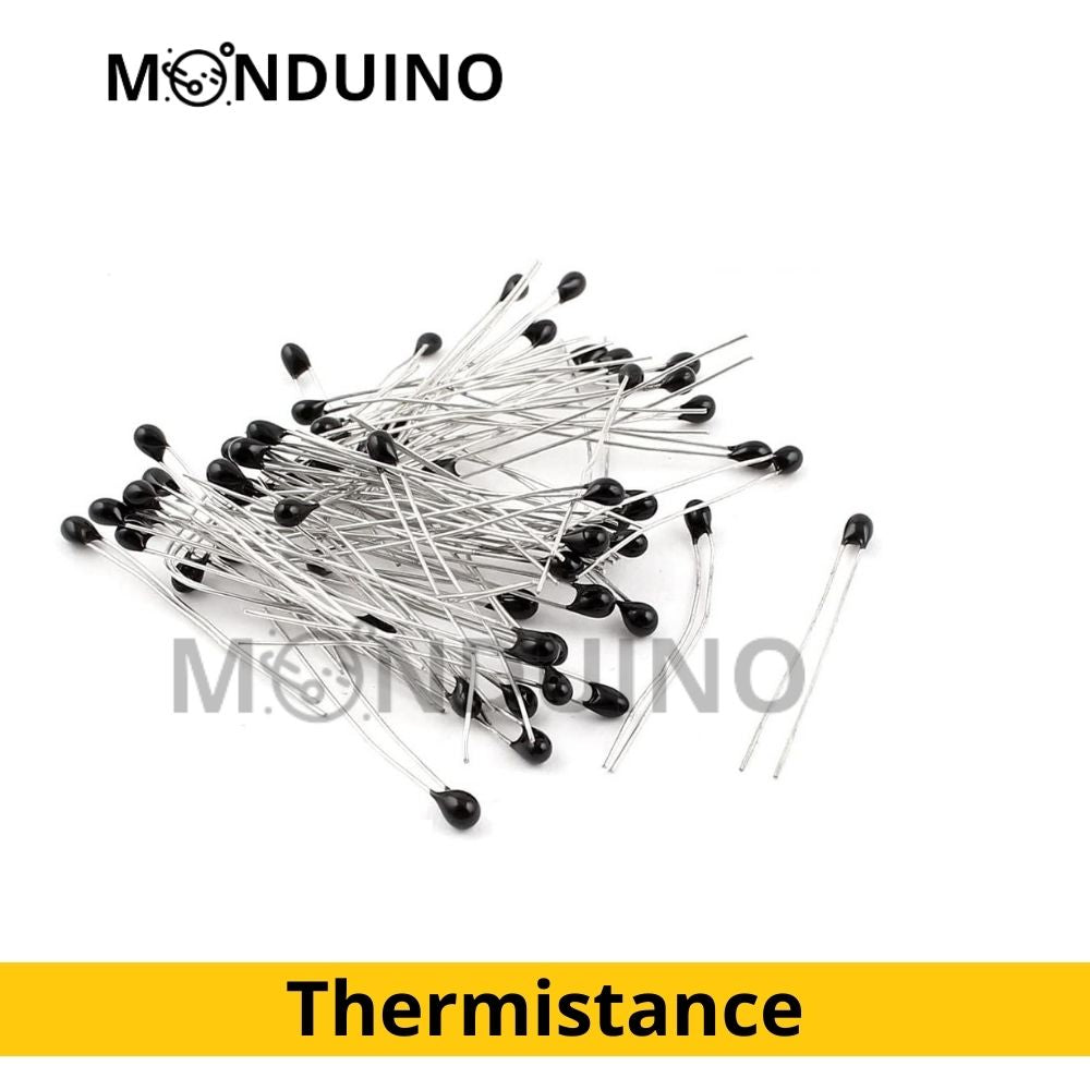 50 Stuks 10K NTC Thermistor – B3950 – Dunne Film, Metaal – -40~120°C – Voor Temperatuurmeting In Elektronica, Auto, Netwerken