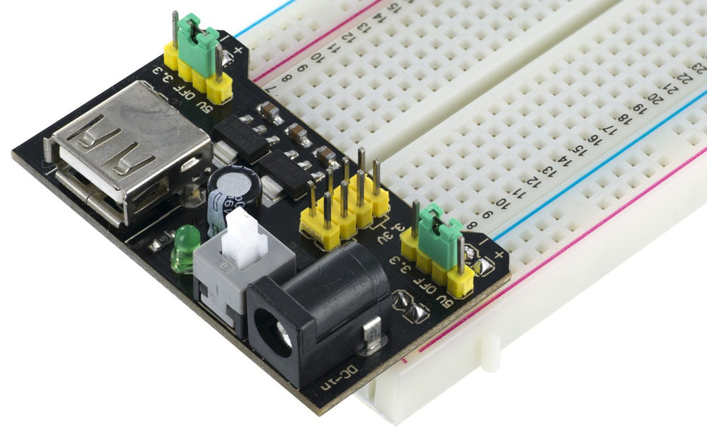 Power supply module MB102 Breadboard & Stromversorgungsmodul MB-102