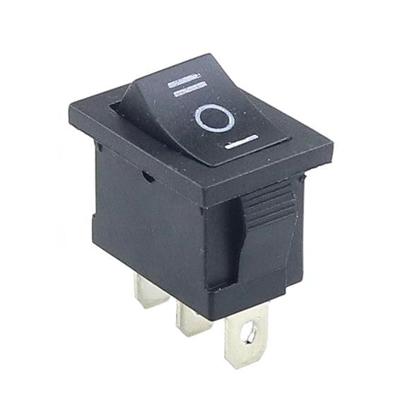 KCD1 Interrupteur à bascule lumineux 15x21 mm 230V 6A 2-3 positions encastrable