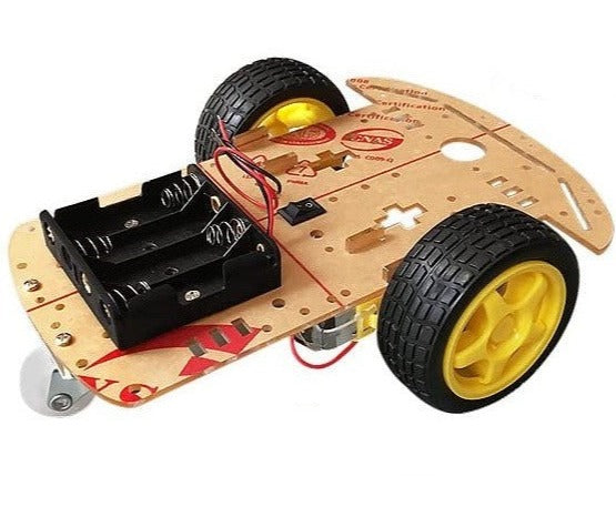 2WD Smart Robot Car Chassis for Arduino Roboter Batterybox & Motoren
