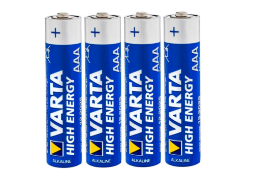 4 Piles VARTA type AAA LR03 Alkaline 1.5 V Battery batería
