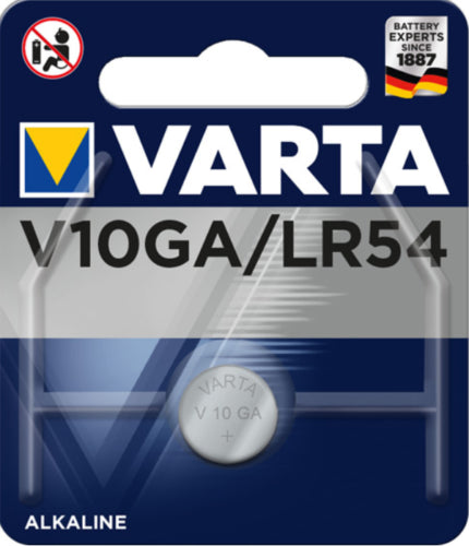 VARTA Pile bouton alcaline "Electronics" V10GA LR54 1,5 volt