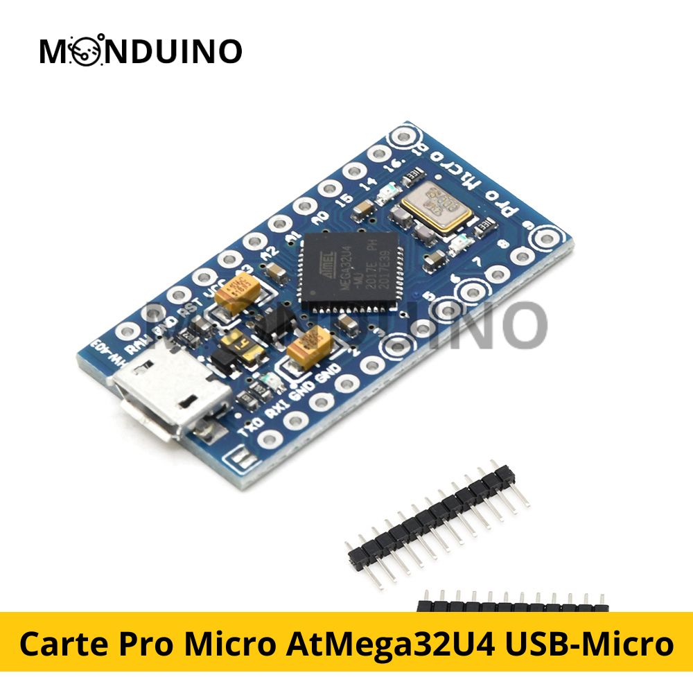 Carte Pro Micro AtMega32U4 USB-C 5V 16Mhz - compatible Arduino IDE