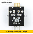 KY-008 Module Laser rouge 5V 650nm 5 mW - DIY mini diode 6mm pour Arduino