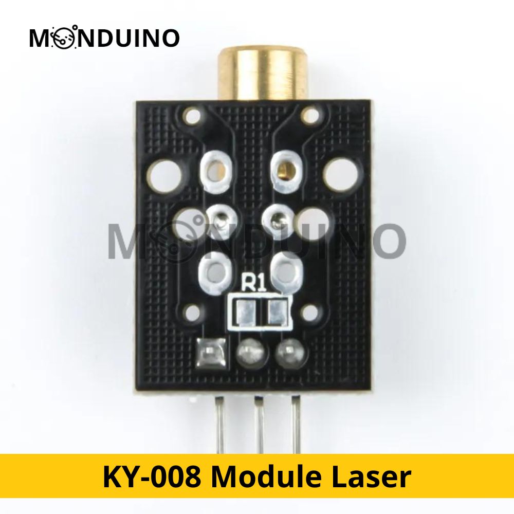KY-008 Module Laser rouge 5V 650nm 5 mW - DIY mini diode 6mm pour Arduino