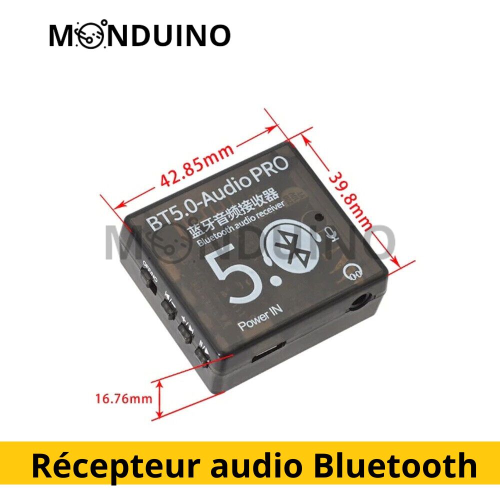 Adaptateur récepteur bluetooth 3.0 - prise jack 3.5 mm - A2DP Adaptateur récepteur bluetooth 3.0 - prise jack 3.5 mm - A2DP