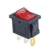 KCD1 Interrupteur à bascule lumineux 15x21 mm 230V 6A 2-3 positions encastrable