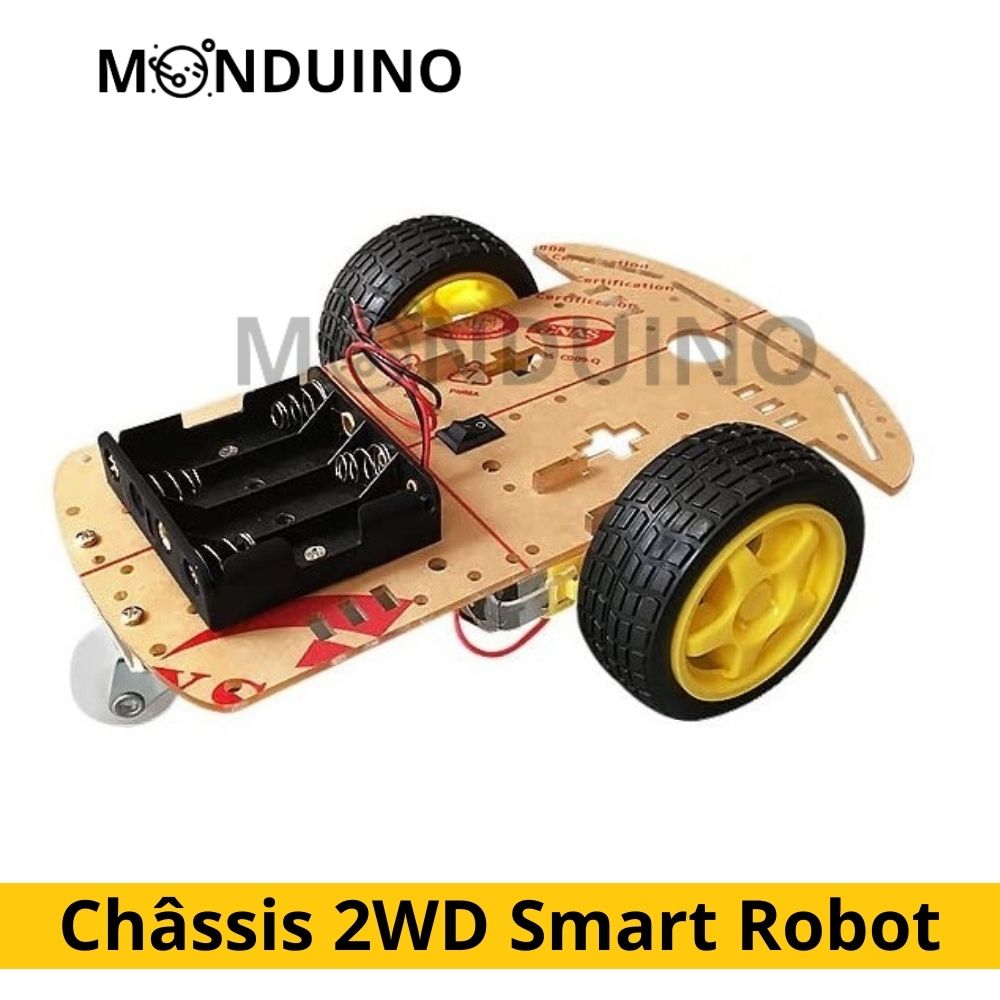 2WD Smart Robot Car Châssis pour Arduino Roboter Batteriebox & Motor