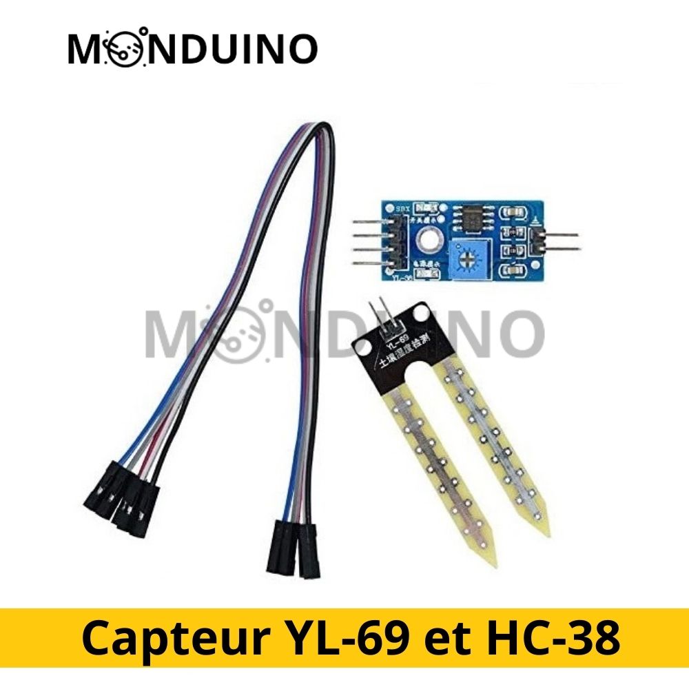YL-69 Capteur et HC-38 Module Hygromètre détection humidité Arduino & Feuchtigkeitssensor Hygrometer YL-69 & YL-38