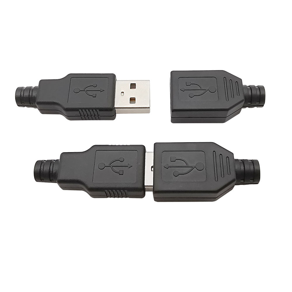 Connecteur USB 2.0 à souder - Mâle et Femelle pour câbles USB