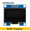 1,3 pouce OLED I2C 128 x 64 pixels module d’affichage compatible avec Arduino et Raspberry Pi