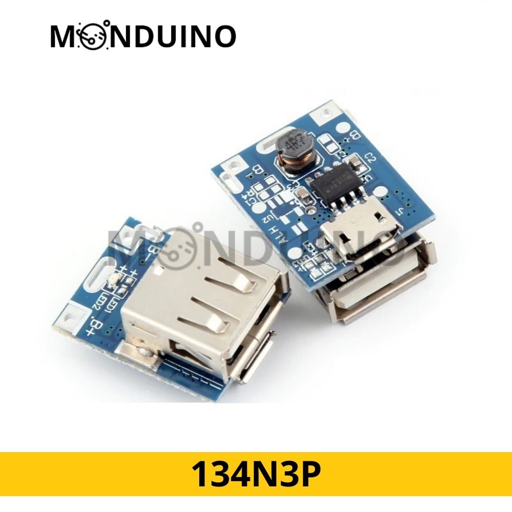 Module USB Power Bank Circuit Board 134N3P Charge et Décharge Lithium & USB Laderegler Charger Modul