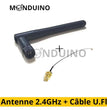 Antenne WiFi/Bluetooth 2.4 GHz - 3dbi Antenne & 15 cm IPEX (Plug) RF