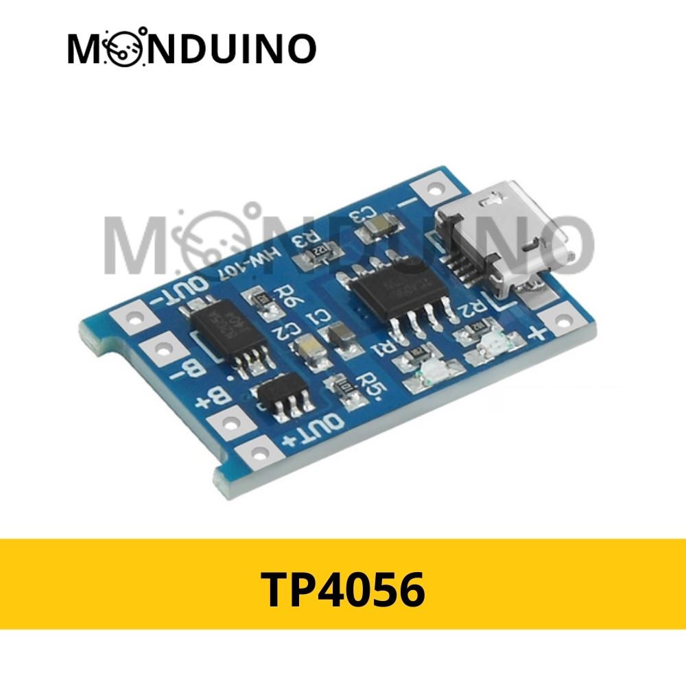Tp4057 Module Mini Module chargeur lithium TP4057 1A avec protection – 18650 / LiPo B-81 ...