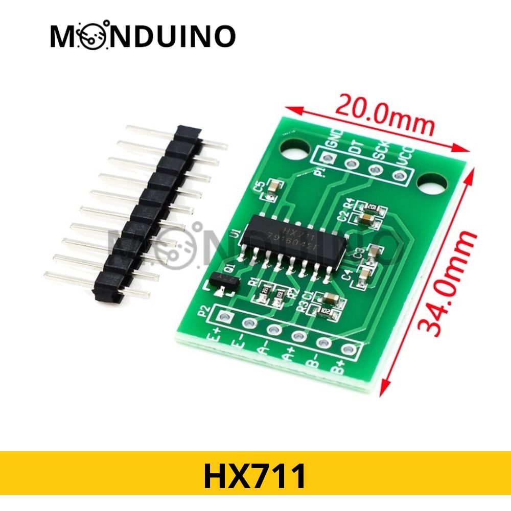 HX711 Module capteur poids pression 24-bit et sonde 1 5 10 20 kg