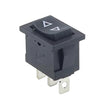KCD1 Interrupteur à bascule lumineux 15x21 mm 230V 6A 2-3 positions encastrable