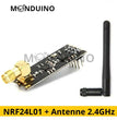Module NRF24L01+PA+LNA émetteur récepteur RF 1100m 2.4GHz et Antenne 5dBi