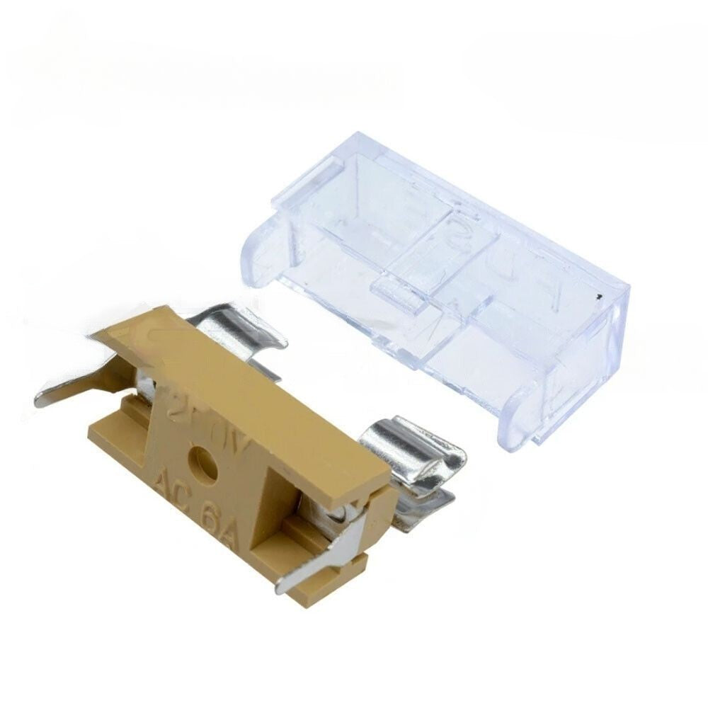Porte fusible 5x20mm à souder - Support pour circuit PCB avec capot Fuse holder