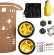 2WD Smart Robot Car Chassis for Arduino Roboter Batterybox &amp; Motoren