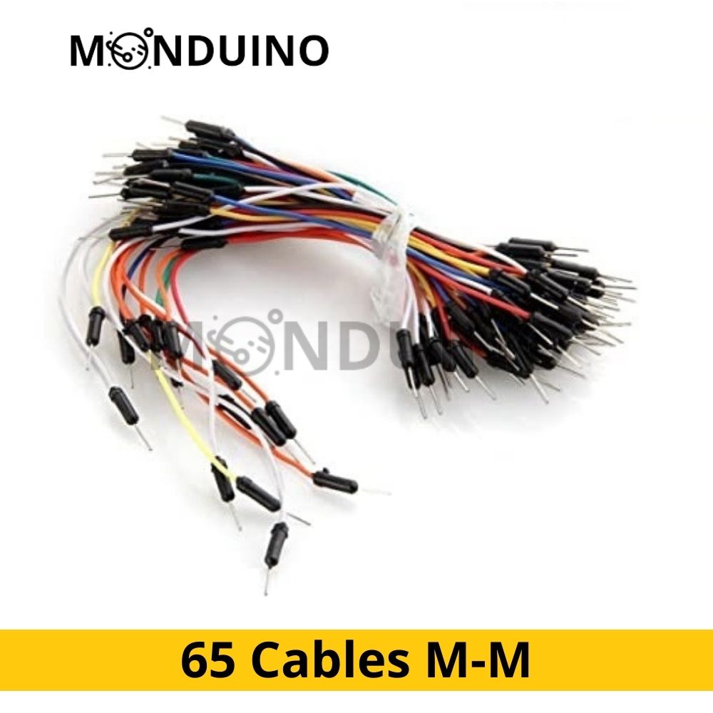 65 pcs Câbles Jumper Wire Verbindungskabel Arduino Raspberry