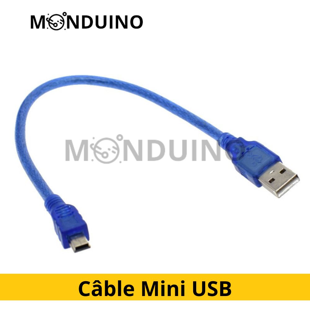 Câble USB pour Arduino Nano & Uno & Mega