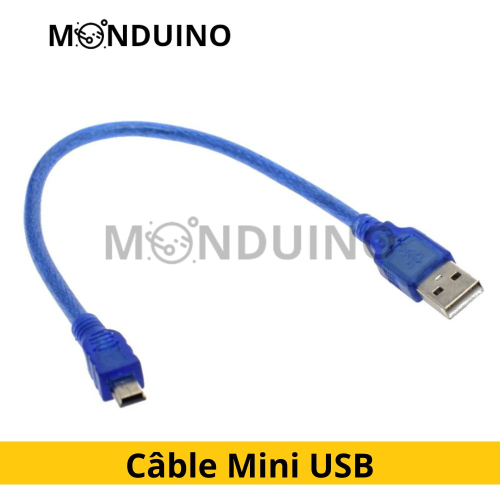 CÂBLE D'ALIMENTATION CONVERTISSEUR USB 5 V VERS DC 12 V + 8 CONNECTEUR –  MONDUINO