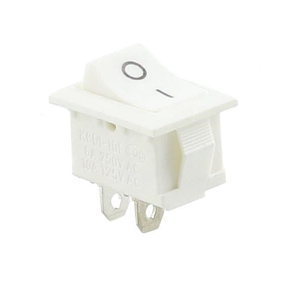 KCD1 Interrupteur à bascule lumineux 15x21 mm 230V 6A 2-3 positions encastrable
